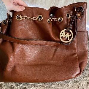 Michael Kors Brown Bucket Bag